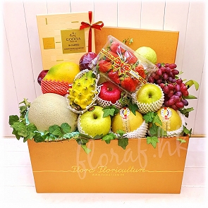 FR20  水果禮盒 Godiva 朱古力 網上訂購果籃 生果禮物籃 FR20  水果禮盒 Godiva 朱古力 網上訂購果籃 生果禮物籃